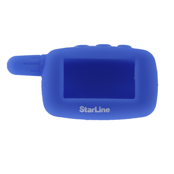 Чехол силиконовый StarLine A6/A8/A9 cиний