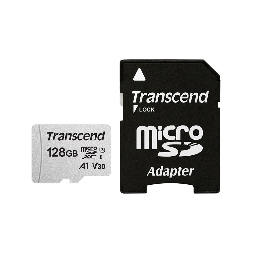 Карта памяти MicroSDHC 128GB Transcend (с адаптером)