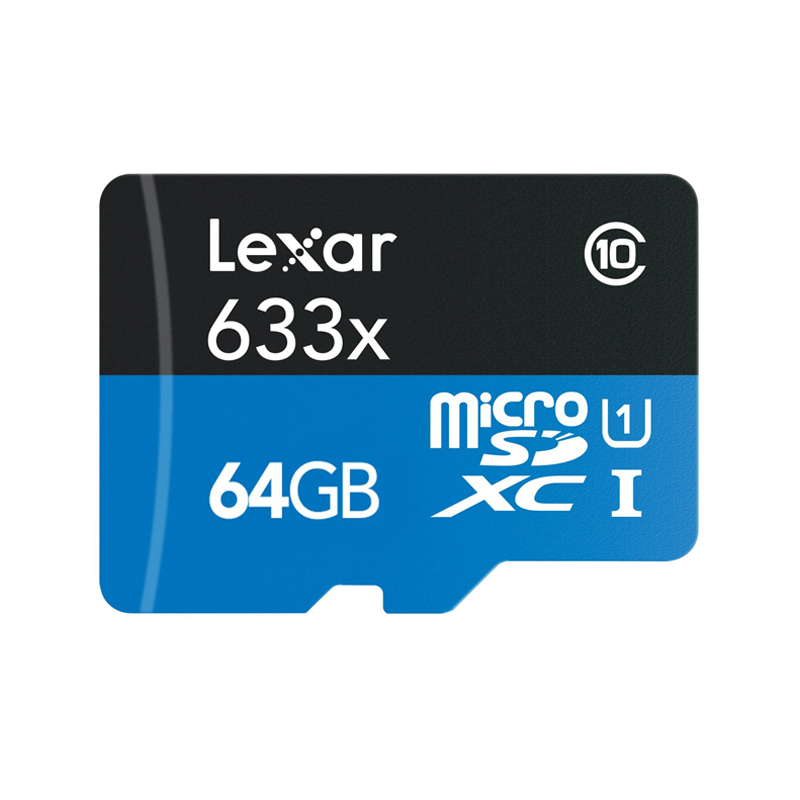 Карта памяти MicroSDXC 64GB Lexar Class10 633x UHS-1 (с адаптером)