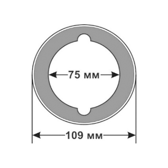 Кольцо переходное под рупор 7см с фрезеровкой (МДФ) М16.7-2