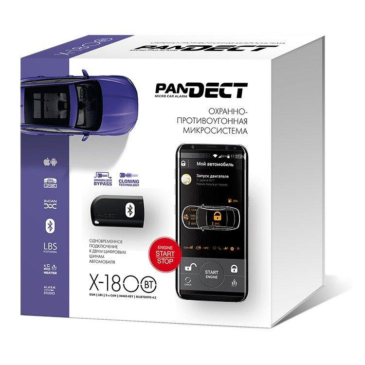 Автосигнализация Pandect X-1800 BT