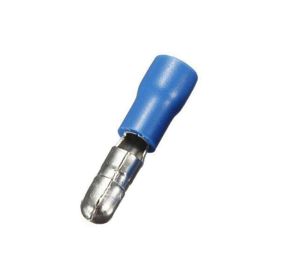 Клемма цилиндрическая ACV RM37-1423 синяя 4 мм.