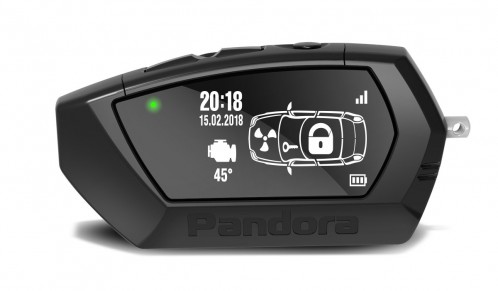 Брелок Pandora LCD D020 black DX 91