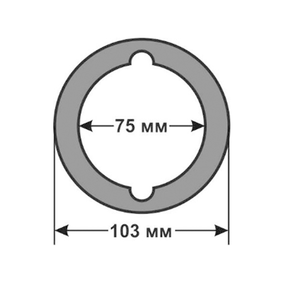 Кольцо переходное под рупор 7см фанерное (Ф18.7-1)