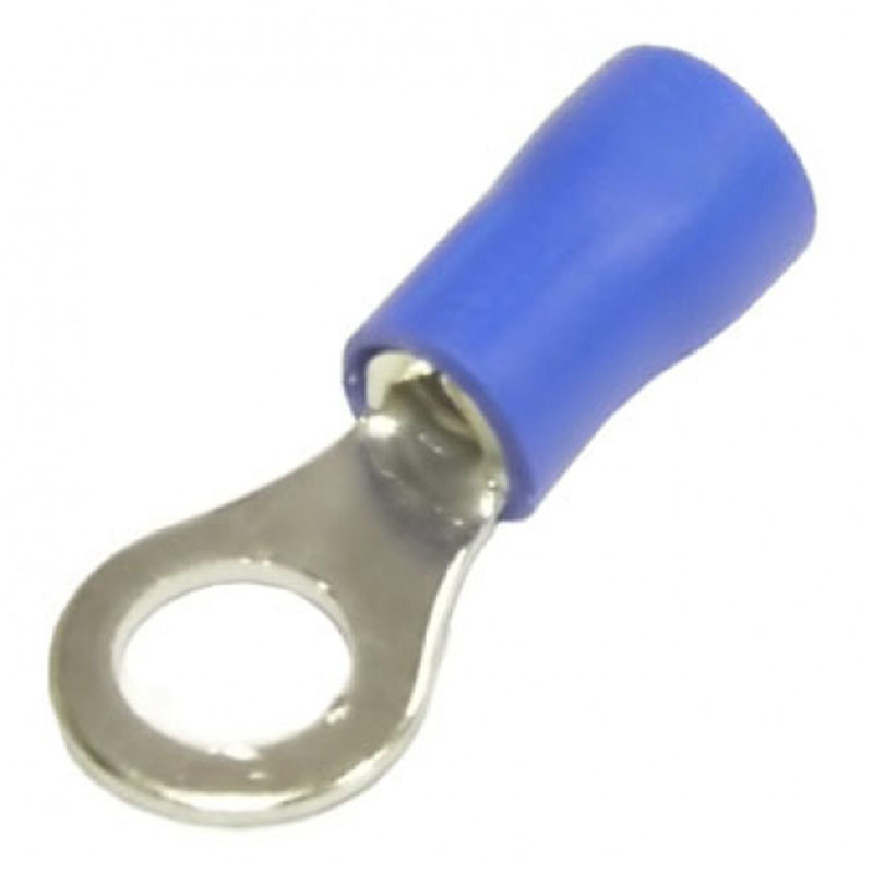 Клемма кольцевая ACV RM37-1401 (D=6.4/14-16AWG) синяя