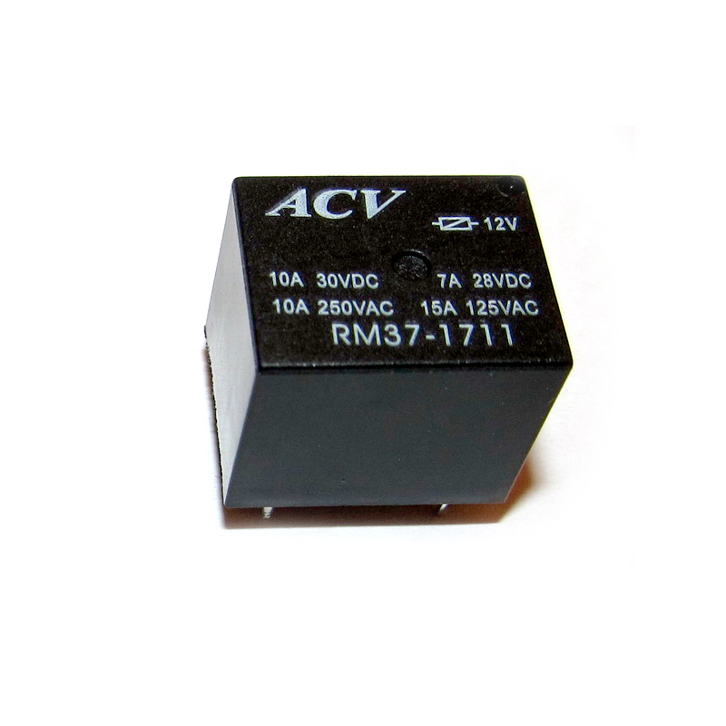 Реле 5-контактное mini ACV RM37-1711 (герметичн.корпус)